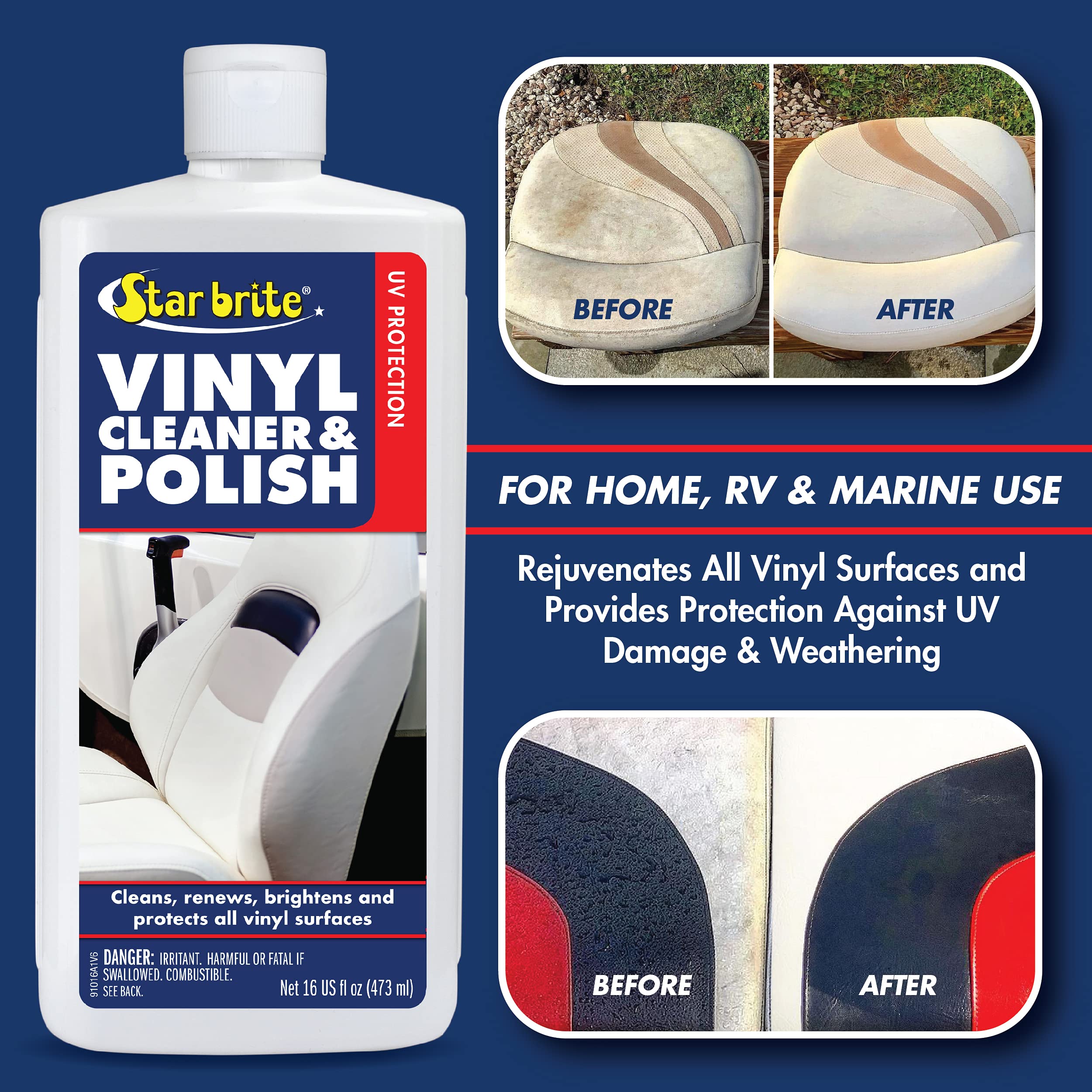 Vinyl Cleanr/Polish 16Oz (Pack Of 1)