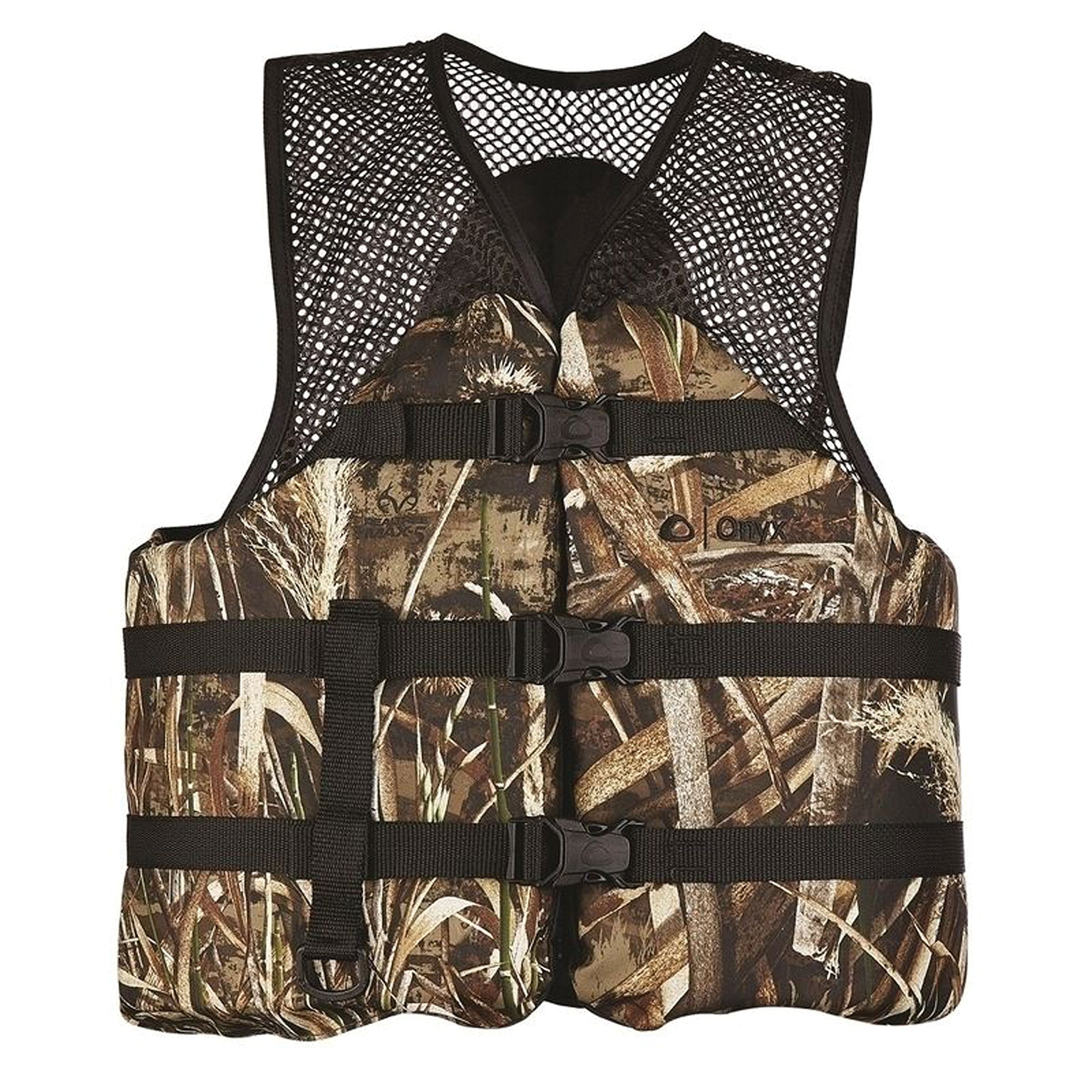 ONYX Mesh Classic Sport Life Jacket, XX-Large, Realtree Max