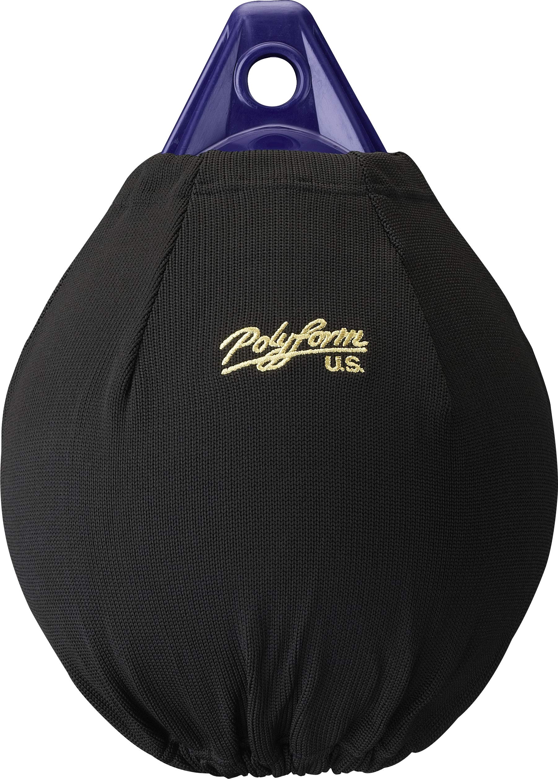 Polyform Efc-A2 Black Boat Fender Cover Fits Polyform A-2 Boat Fenders