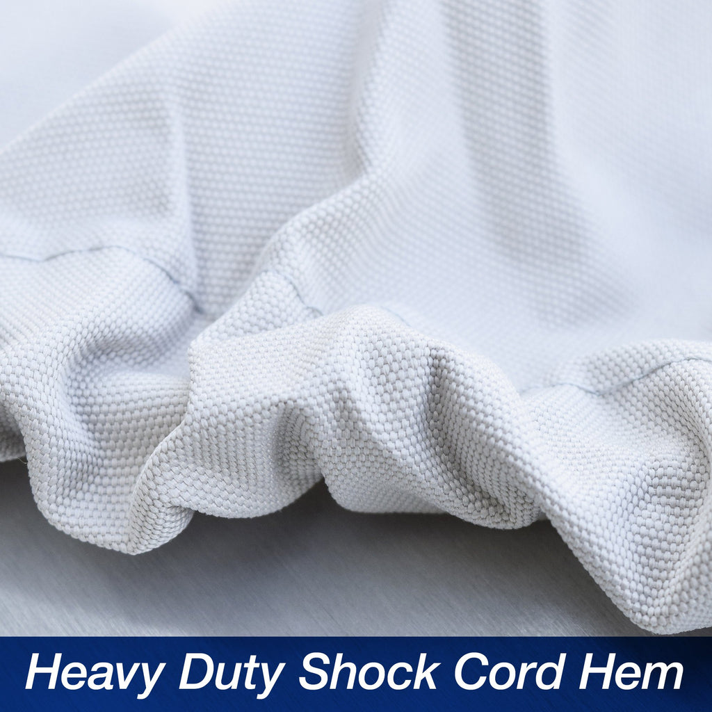 Budge B-621-X7 600 Denier Hard/T-Top Boat Cover Gray 22'-24' Long (Beam Width Up To 106'') Waterproof, Uv Resistant