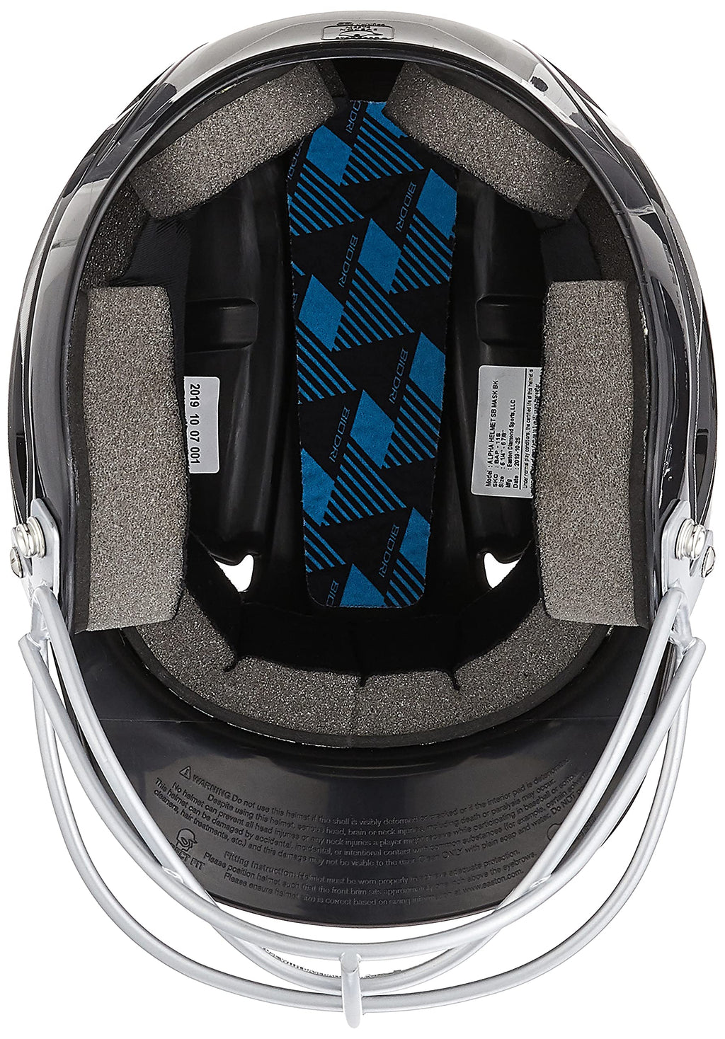 Easton Alpha Softball Batting Helmet W/ Softball Mask, Tball/Small, Black