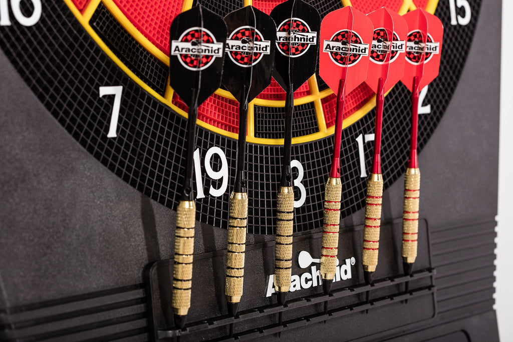 Arachnid Cricket Pro 650 Electronic Dartboard With Micro-Thin Dividers - Available With Optional Wood Dartboard Cabinet