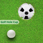 Xcellent Golf Green Cups Plastic Golf Hole Cups For Backyard Practice Putting Green,Outdoor Indoor Golf Putting Cup,2Pcs Practic