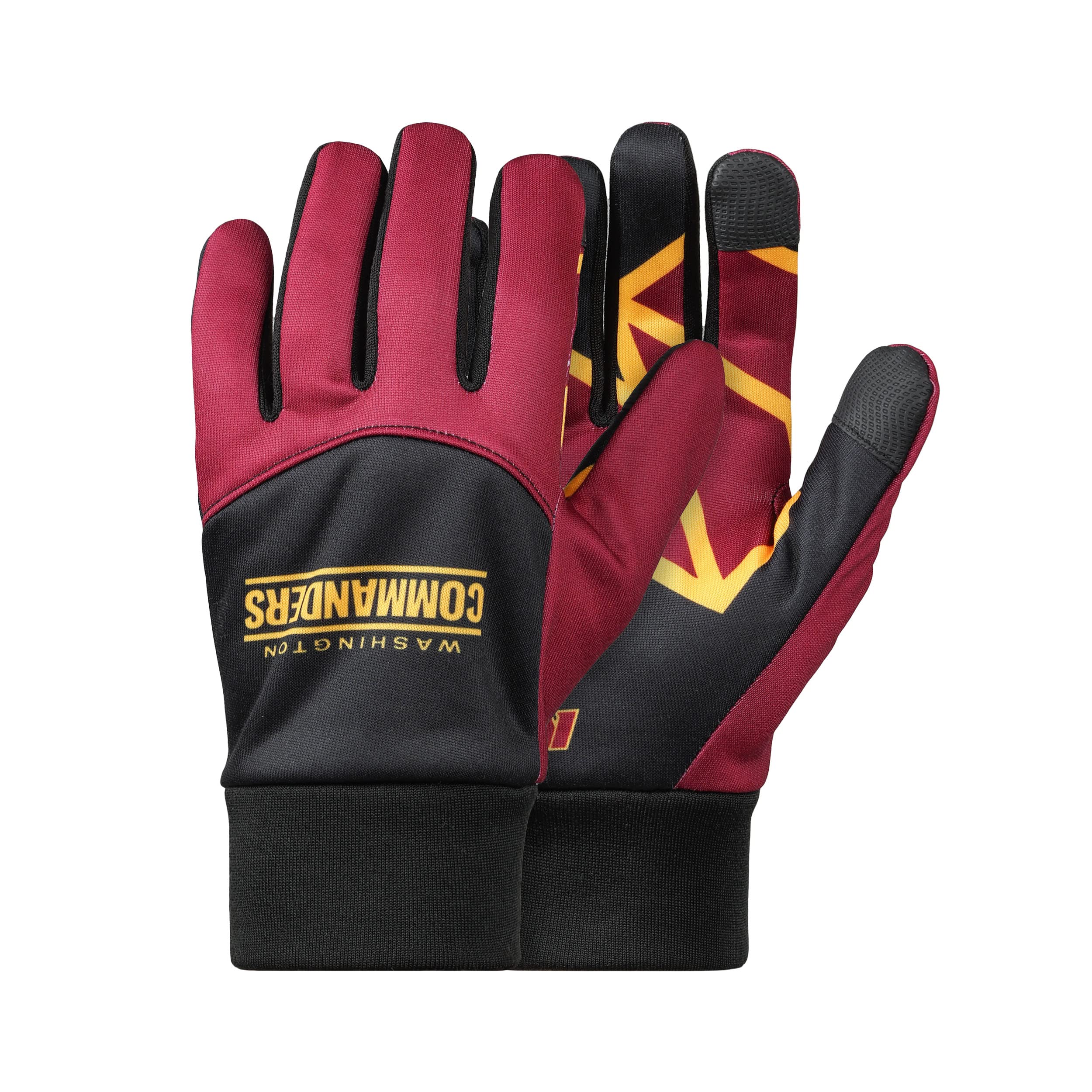 FOCO Washington Commanders NFL Palm Logo Texting Gloves