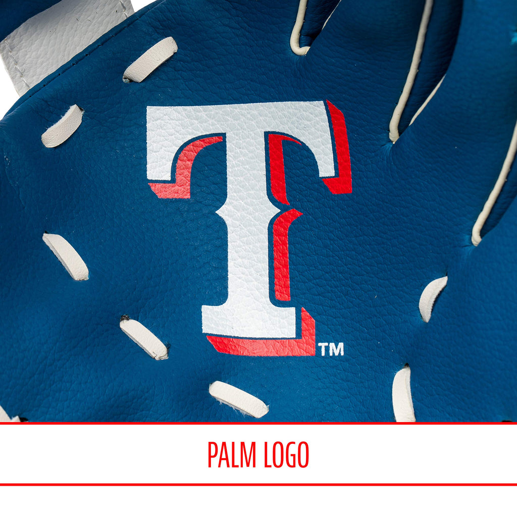 Franklin Sports Mlb Youth Teeball Glove And Ball Set - Kids Texas Rangers Baseball And Teeball Glove And Ball - Perfect First Ki