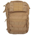 WFS Tactical Sling Backback with Concealed Carry Pocket, Coyote