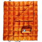 Horizon Hound Down Camping Blanket - Gr-20, Orange Travel Blanket  Sustainable Insulated Down  Lightweight & Warm Quilt For Camp