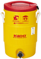 Igloo 385-48153 Heat Stress Solution Water Coolers, 5 Gal, Red/Yellow