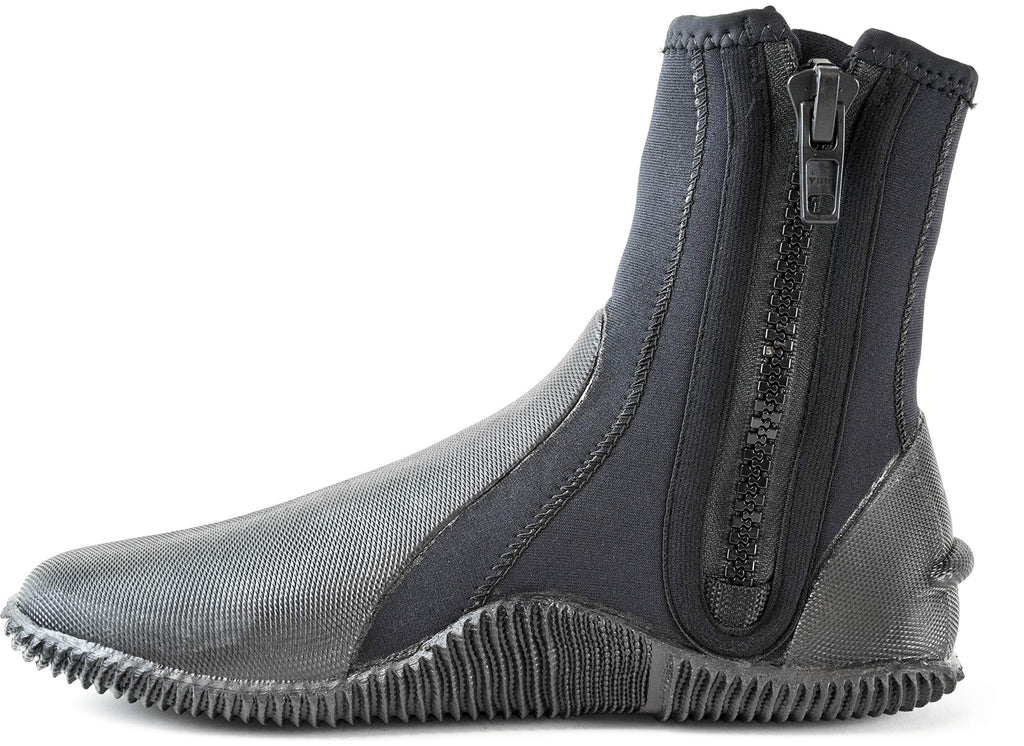Cressi Womens Long 3Mm Tall Boots, Black/Black, Us Man 10 Us Lady 11