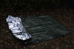 (Army Green) Emergency Sleeping Bag (+ Free Emergency Blanket) - Lightweight, Waterproof Bivy Sack Made With Our Advanced Therma