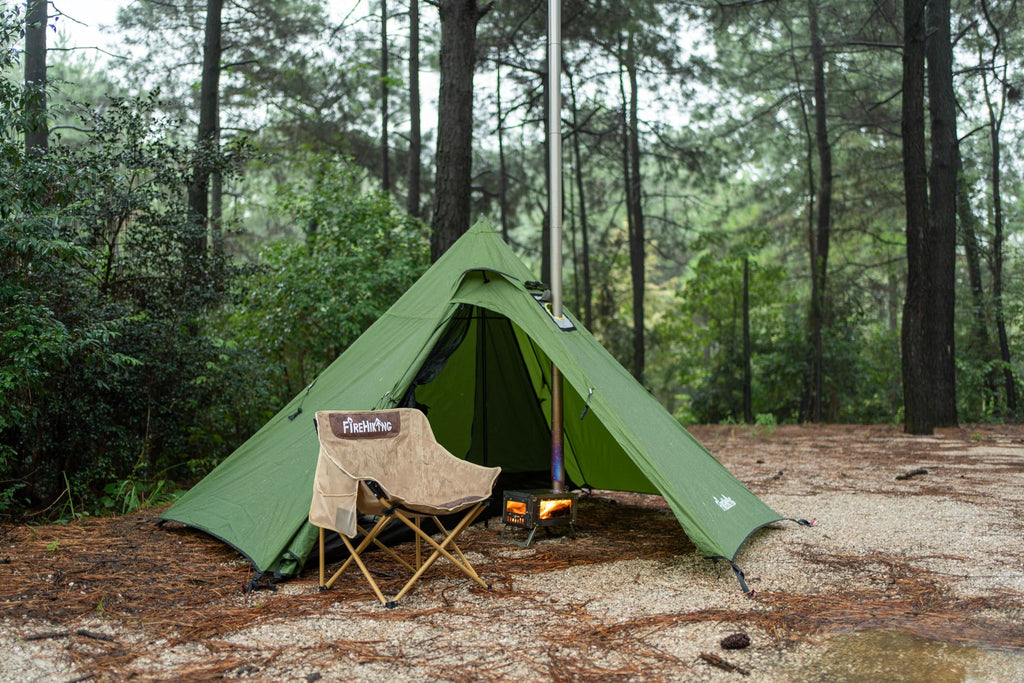 Firehiking Portable Titanium Tent Stove Pipe Diy Folding Chimney For Outdoor Camping 6.6 Ft