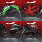 Easton | Hellcat Slowpitch Softball Helmet | L/XL | Black