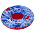 Franklin Sports Arctic Trails Kids Snow Tube Sled - Inflatable 1 Person Winter Inner Tube - Single Seat Sled for Kids + Adults -