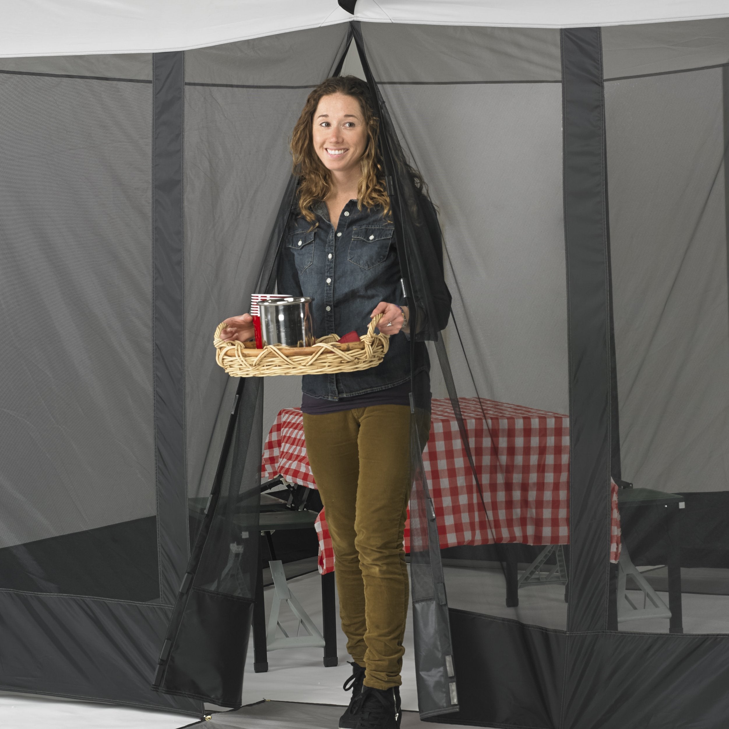 Tailgaterz Magnetic Screen House, Game Day Graphite, 11 X 9 X 7.5 Feet, 4300614