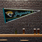 Rico Industries Nfl Football Jacksonville Jaguars Classic 12'' X 30'' Felt Wall D  Cor Pennant - Great For Home/Bed Room/Man Cav