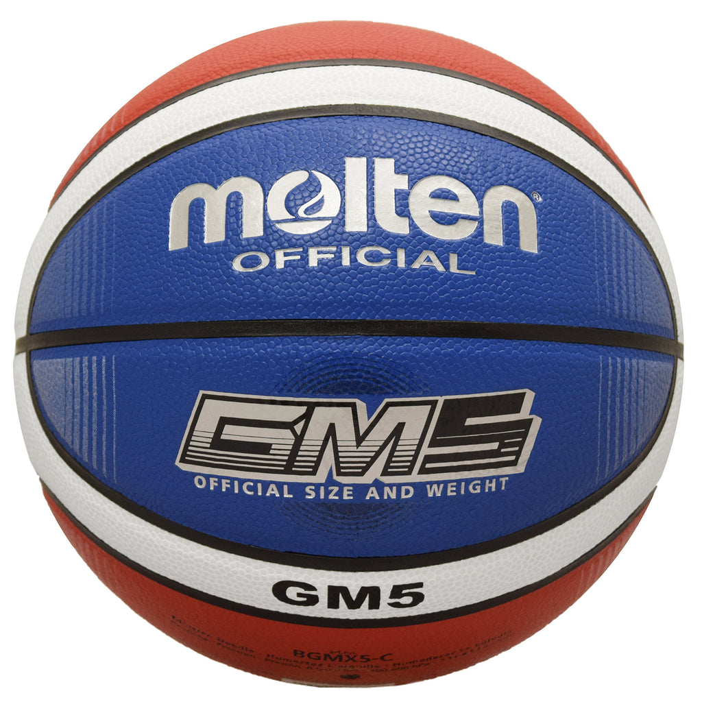Molten Bgmx6-C Bgmx-C Basketball, Red/White/Blue, Intermediate Size 6