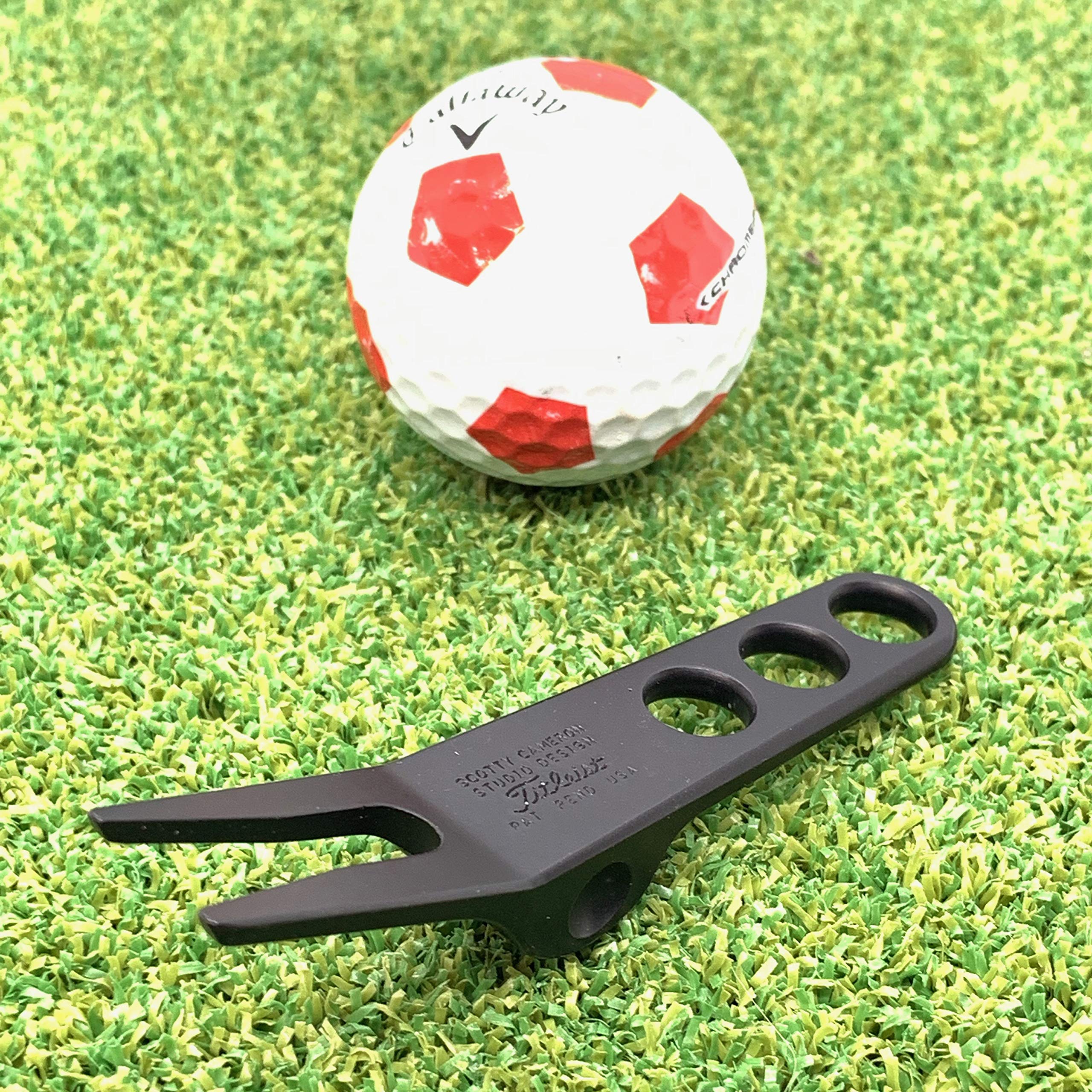 Scotty Cameron Divot Pivot Tool Stamped Logo Aluminum Black