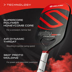Selkirk Vanguard Power Air Pickleball Paddles | Carbon Fiber Pickleball Paddle | 360 Proto Molding & Flexfoam Perimeter | Design