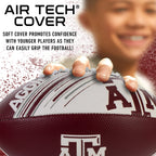 Franklin Sports Texas A&M Aggies Foam Football - Youth Mini Football For Kids - 8.5'' Junior Soft Foam Ball - Spacelace Easy Gri