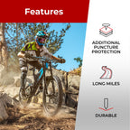 Fincci Pair 29 X 26 Inch 68-622 Etrto Folding Bike Tires With Nylon Protection, 60 Tpi For Mountain, Mtb, Downhill Xcenduro Trai