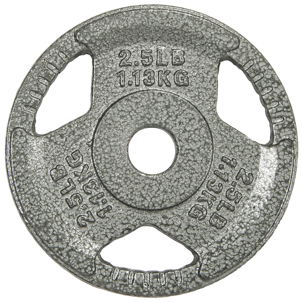 Balancefrom Cast Iron Plate Weight Plate For Strength Training And Weightlifting, Standard, 2.5-Pound, Single