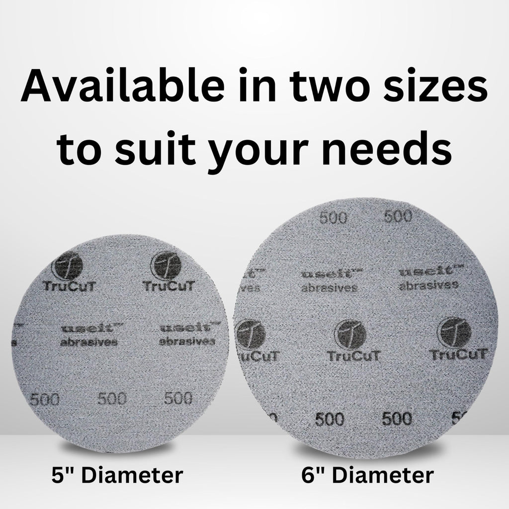 Trucut Sanding Pad  P5000D Grit  6'' Diameter  Sanding Pads Made For Bowling Balls  Bowling Ball Resurfacing Pads  Surface Manag