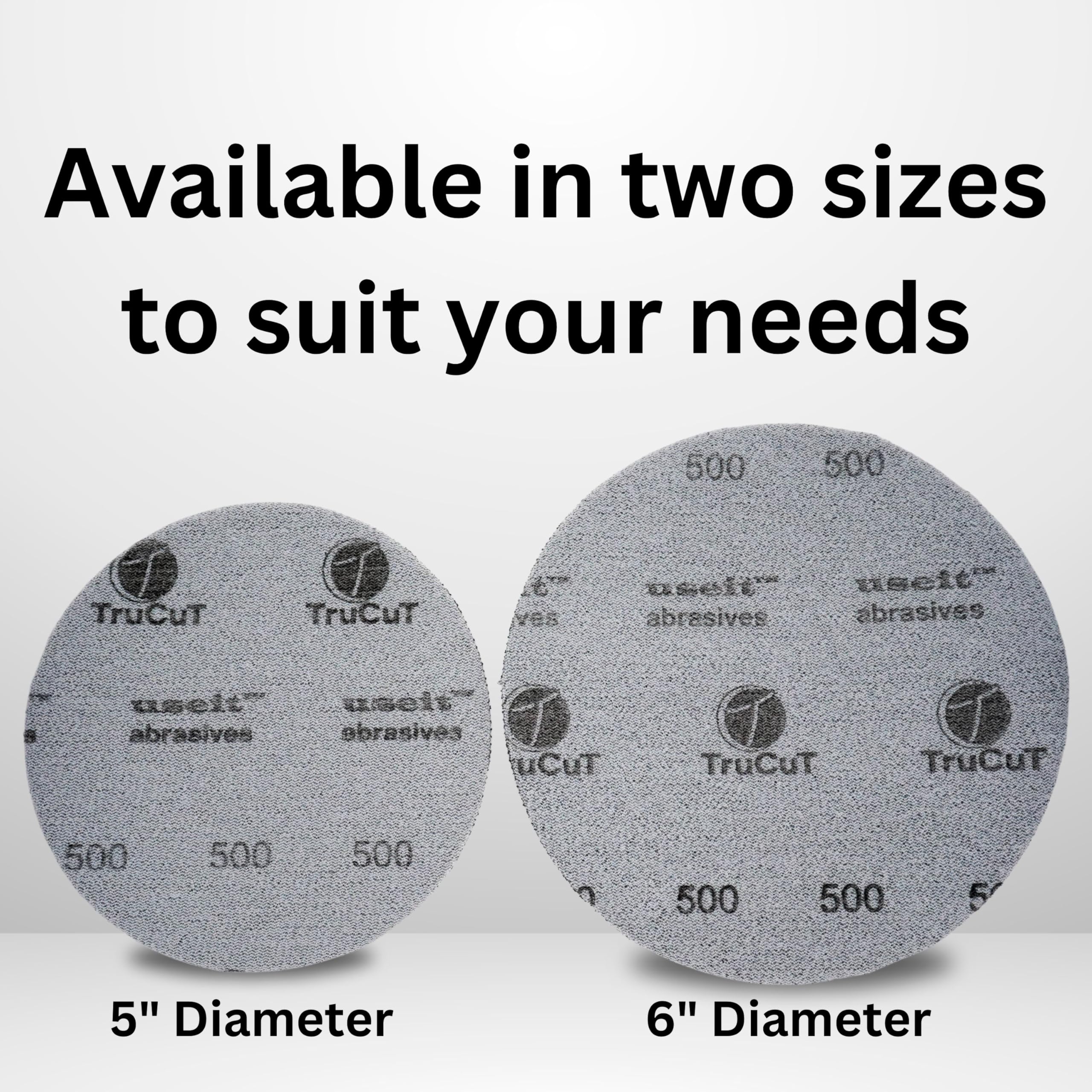 Trucut Sanding Pad  1000 Grit  6'' Diameter  Sanding Pads Made For Bowling Balls  Bowling Ball Resurfacing Pads  Surface Managem