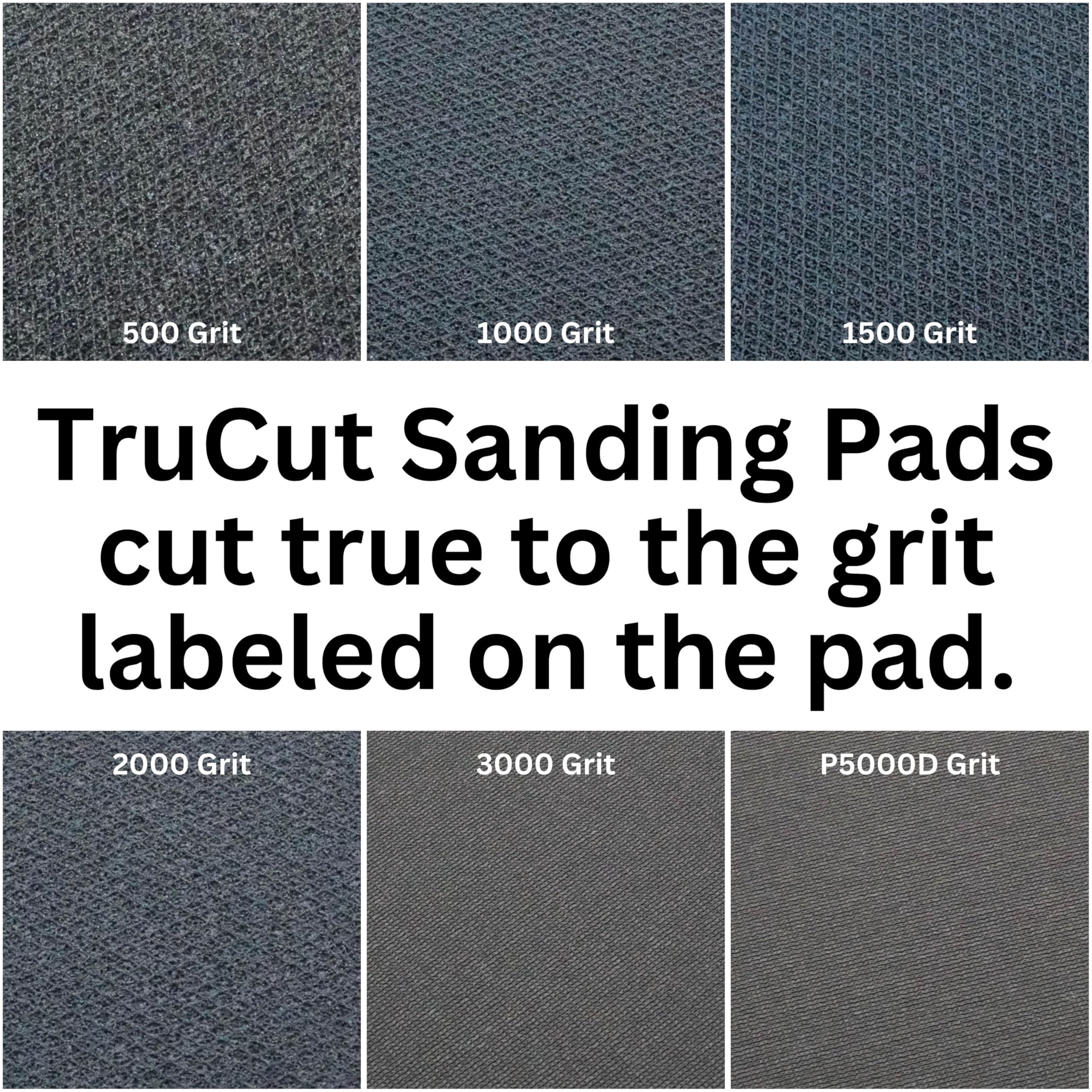 Trucut Sanding Pad  2000 Grit  6'' Diameter  Sanding Pads Made For Bowling Balls  Bowling Ball Resurfacing Pads  Surface Managem