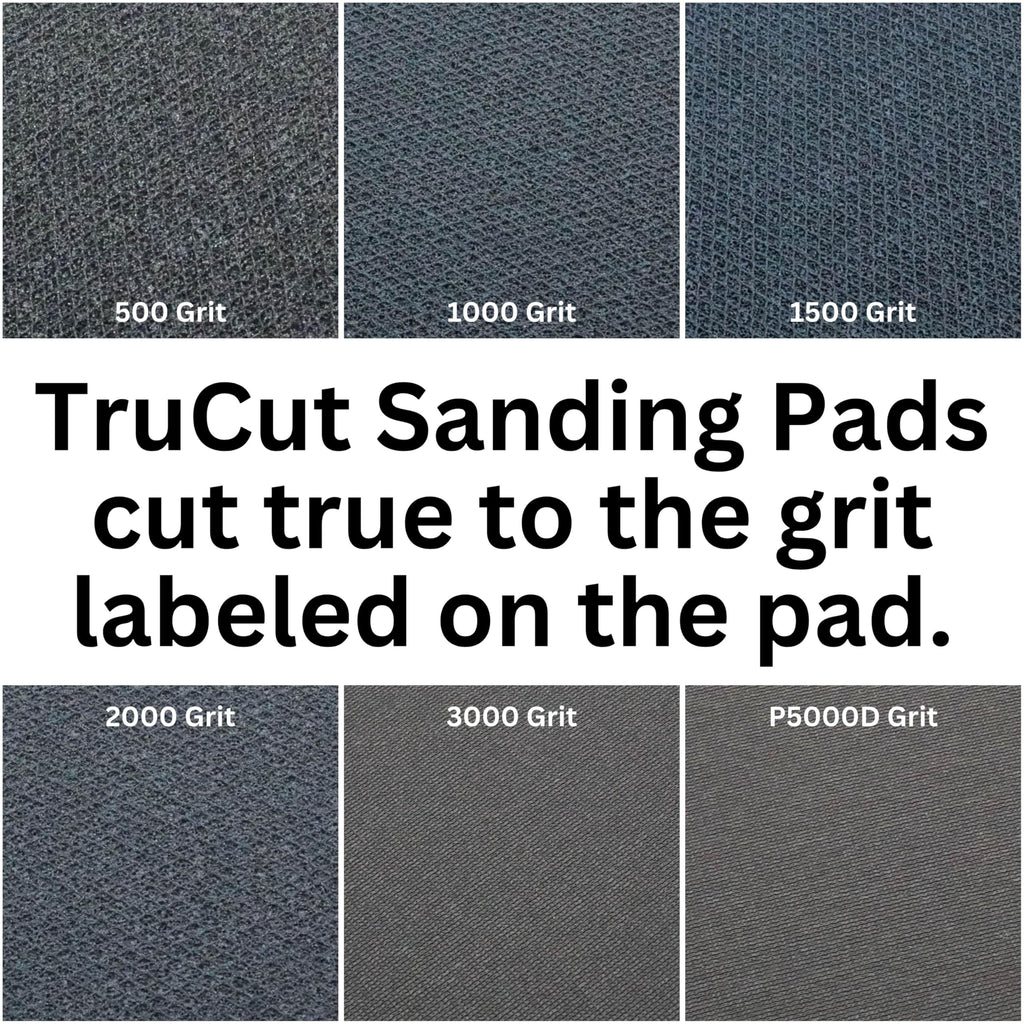 Trucut Sanding Pad  2000 Grit  5'' Diameter  Sanding Pads Made For Bowling Balls  Bowling Ball Resurfacing Pads  Surface Managem