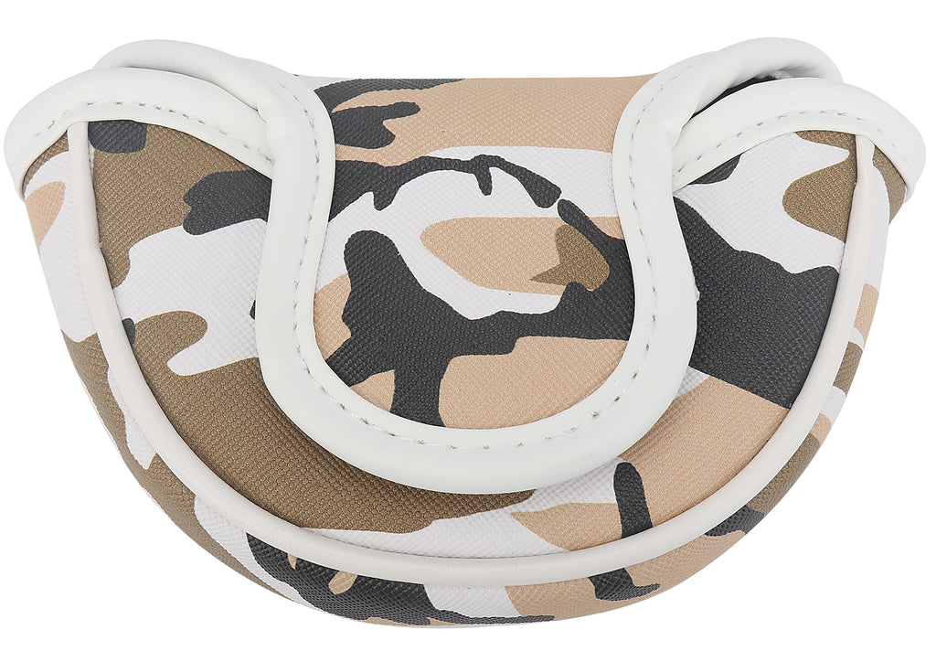 Histar Golf Small Mallet Putter Cover With Magnetic Closure For Scotty Cameron (Camouflage Brown)