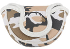 Histar Golf Small Mallet Putter Cover With Magnetic Closure For Scotty Cameron (Camouflage Brown)