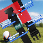 Hilhook Flag Football Belts, 10 Player Adjustable Flag Football Set With 30 Flags For Youth And Adults Training Equipment