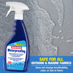 Star Brite Low-Odor Water-Based Waterproofing Spray - Restores & Adds Water Repellency, Uv Protection To New, Delicate, Aged, Wo