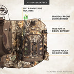 Insights Hunting By Frogg Toggs - The Vision Bow Pack, Camouflaged Backpack, Solid Elements Brown