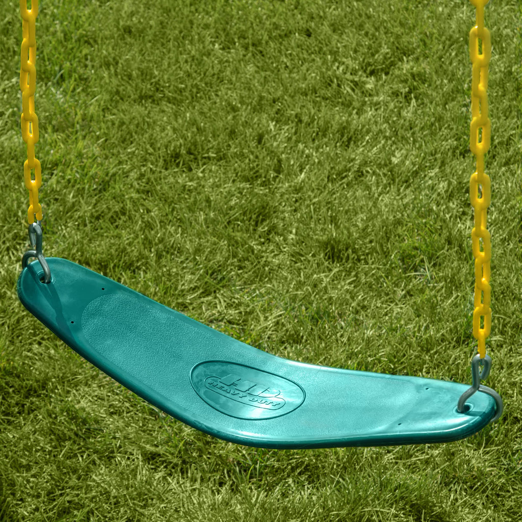 Swing-N-Slide Ws 4773 Extreme Heavy Duty Swing Seat Set Outdoor Playground Swings With Coated Chains & Quick Links, Green, Pack