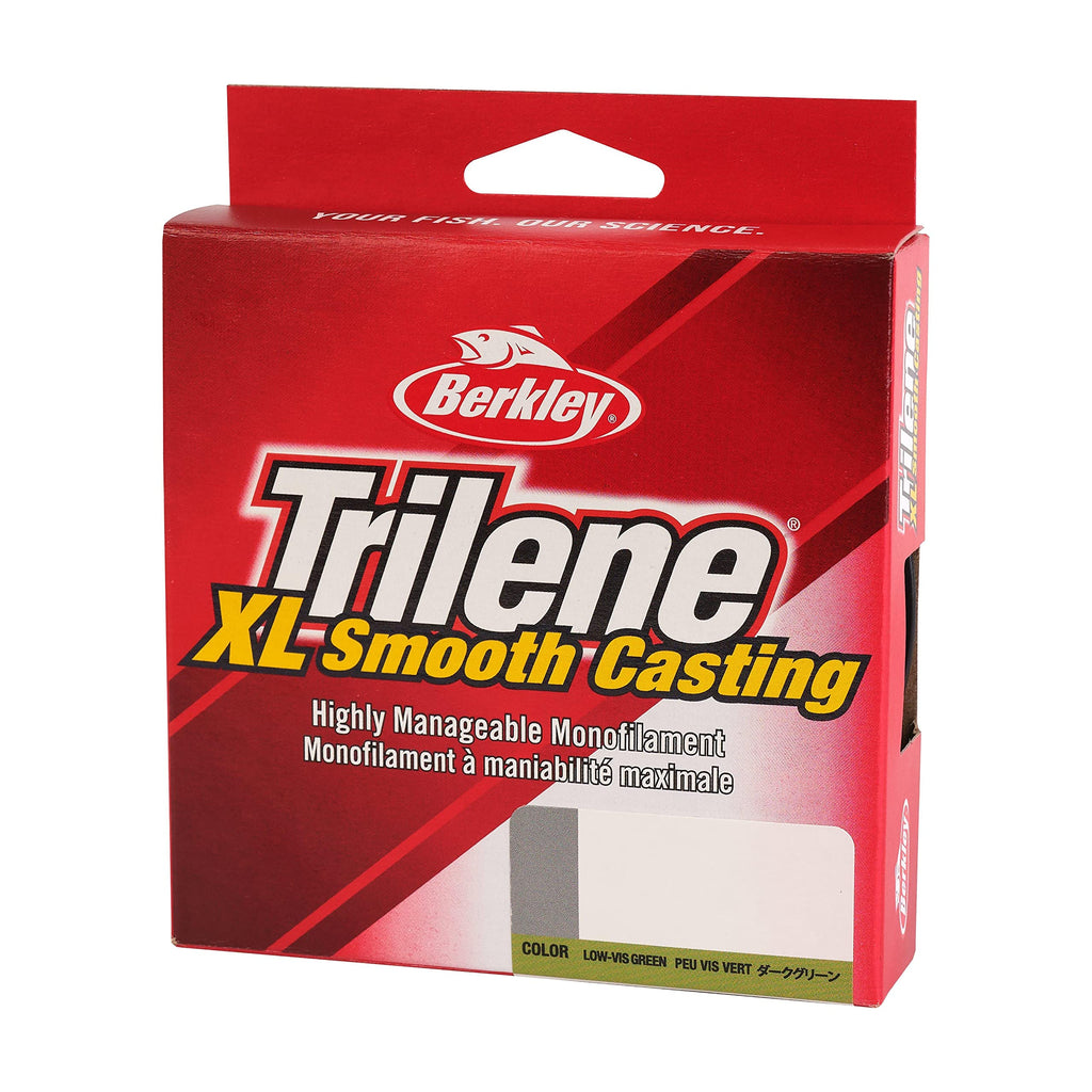 Berkley Trilene Xl, Low-Vis Green, 12Lb | 5.4Kg, 300Yd | 274M Monofilament Fishing Line, Suitable For Freshwater Environments