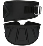 Rip Toned 6In Weightlifting Belt, Powerlifting, Bodybuilding Belt Men & Women, Back Support Weight Lifting (Black, Xl)