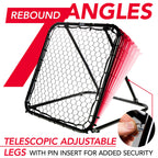 Franklin Sports Basketball Pass Back Rebounder Net - Multi-Sport Training Rebound Screen - Perfect For Passing And Shooting Prac