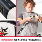 Franklin Sports Vegas Golden Knights Nhl Mini Soft Hockey Stick Set - Nhl Team Soft Foam Mini Hockey Stick And Ball Set - Great