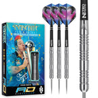 Peter Wright Snakebite Euro 11: 24G Tungsten Darts Set With Flights And Stems