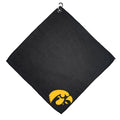 Team Golf NCAA Iowa Hawkeyes Microfiber Golf Towel, 15x15 (Multicolor)