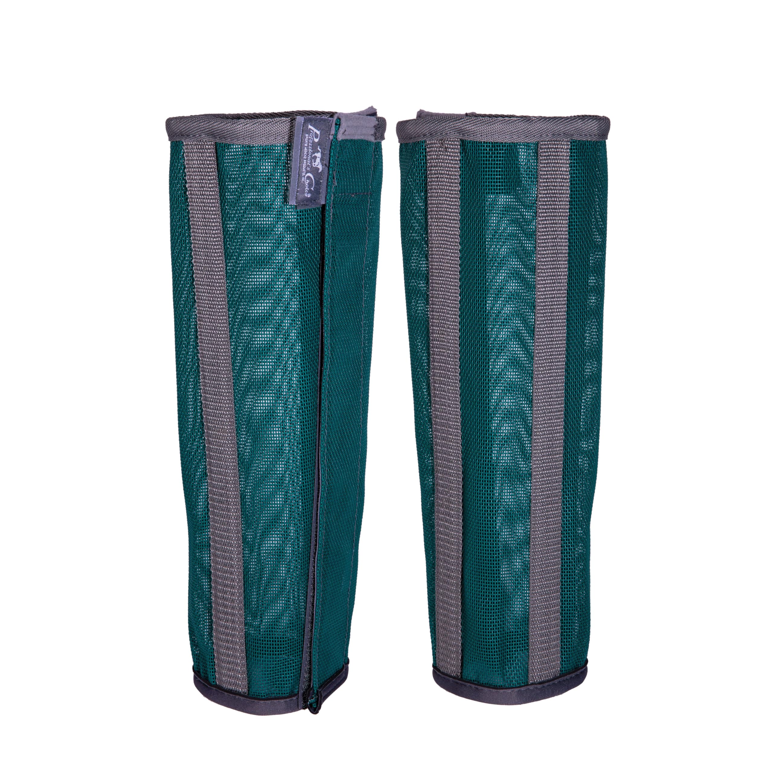 Professional's Choice Deluxe Fly Boots | Breathable Mesh | 4 Pack | Large Emerald