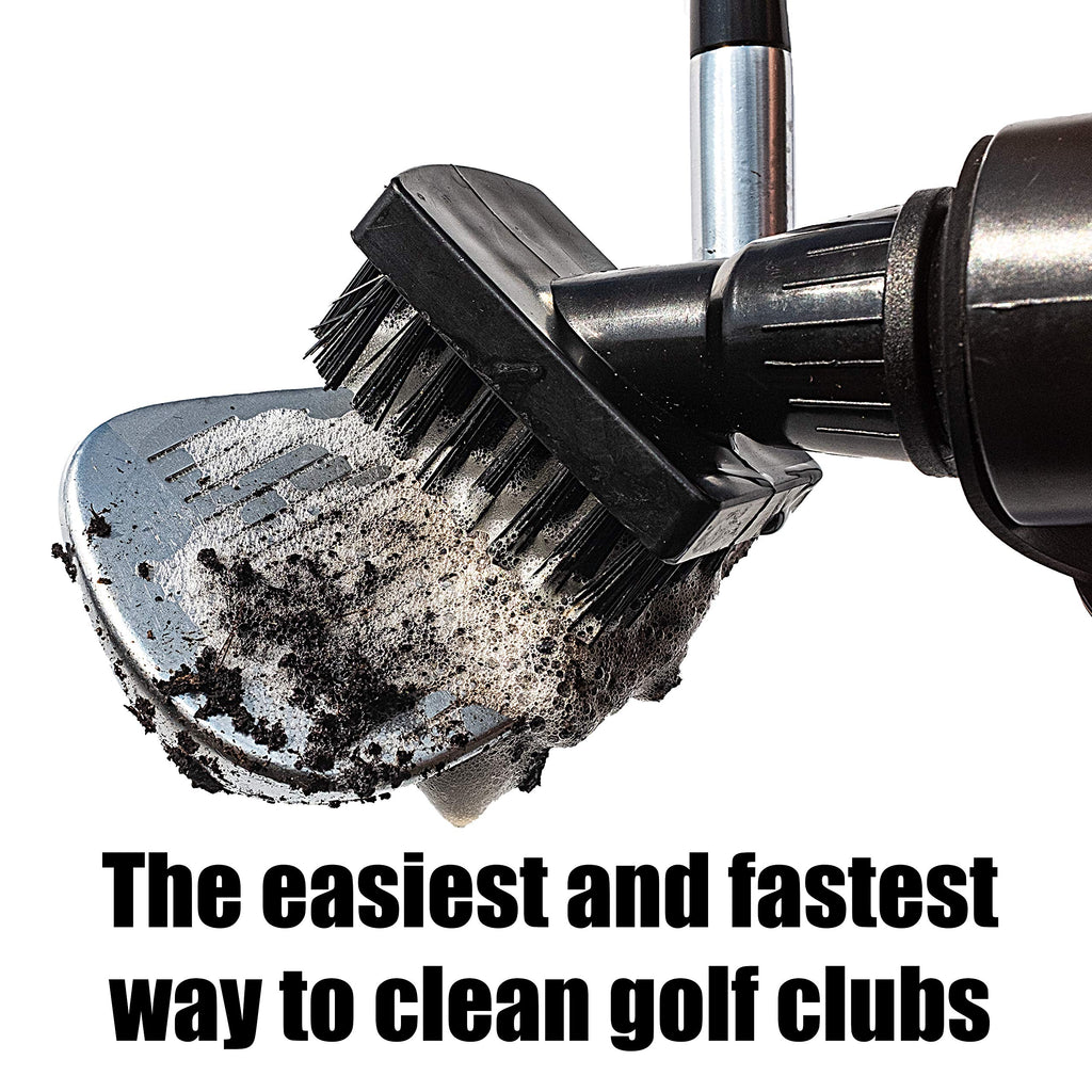 59Golf - Golf Club Cleaning Kit : Foaming Golf Club Brush With Water/Soap Tank + Golf Club Towel + Golf Ball Towel + Magnetic Ke