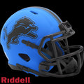 Detroit Lions Helmet Riddell Replica Mini Speed Style Rave Alternate