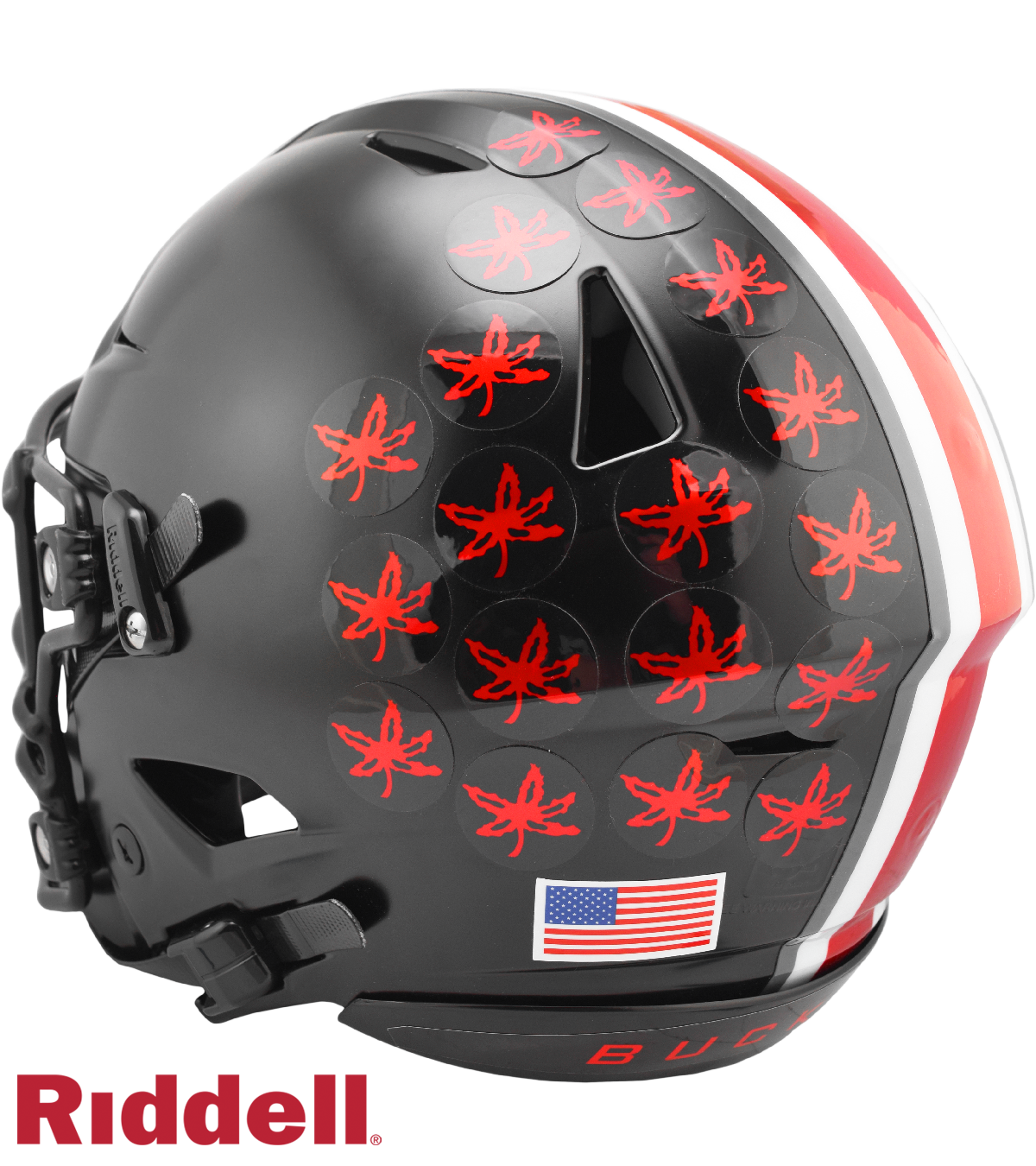 Ohio State Buckeyes Helmet Riddell Authentic Full Size SpeedFlex Style Black - Special Order