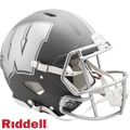 Wisconsin Badgers Helmet Riddell Authentic Full Size Speed Style Slate Alternate