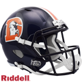 Denver Broncos Helmet Riddell Replica Full Size Speed Style Color Rush - Special Order