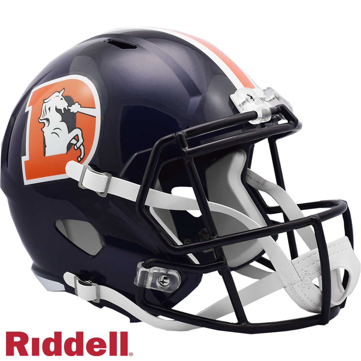 Denver Broncos Helmet Riddell Replica Full Size Speed Style Color Rush - Special Order
