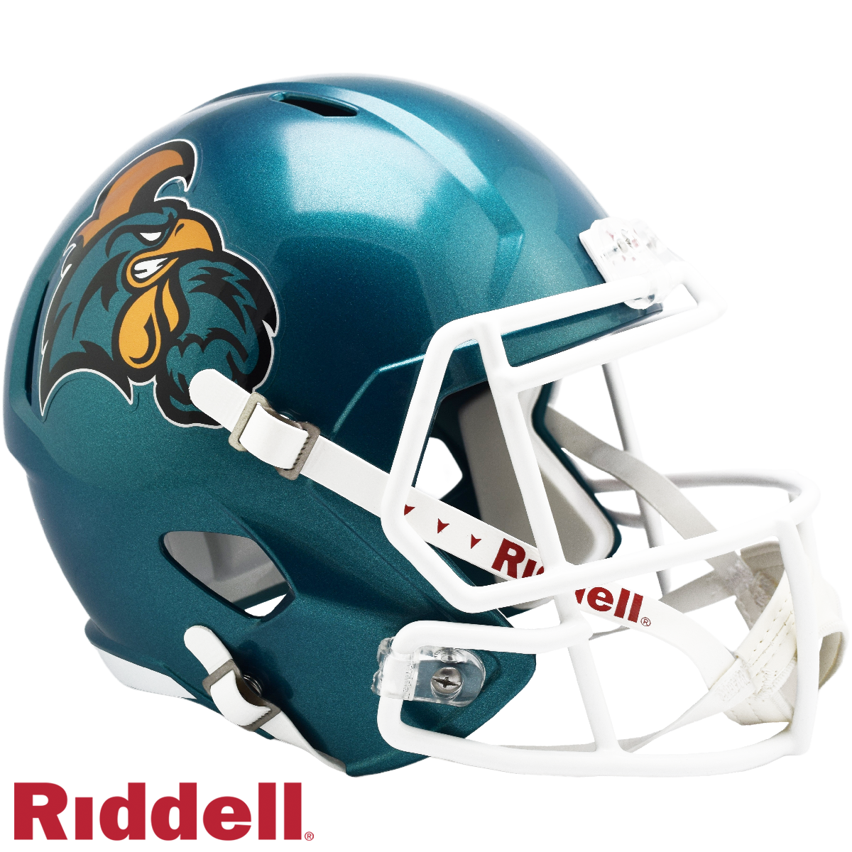 Coastal Carolina Chanticleers Helmet Riddell Replica Full Size Speed Style Teal - Special Order