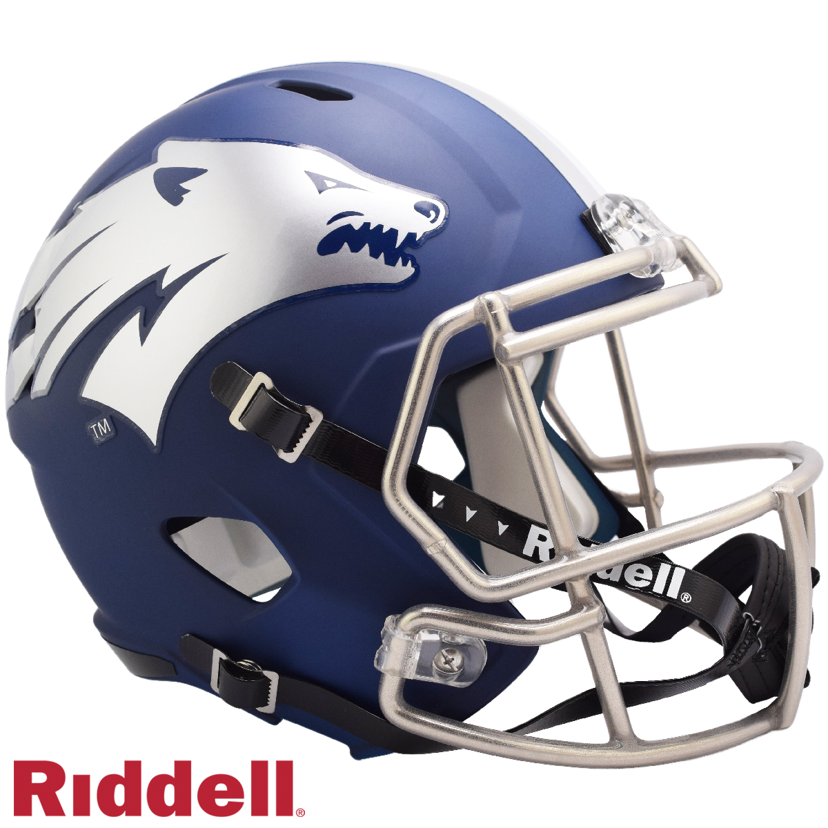 Nevada Wolf Pack Helmet Riddell Replica Full Size Speed Style - Special Order